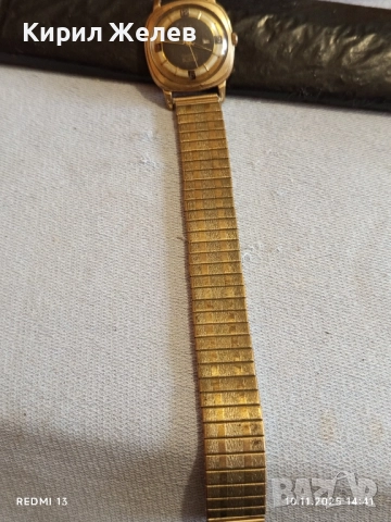 Стар механичен часовник мъжки ANKER работи позлатен Au20 за КОЛЕКЦИЯ 27179, снимка 9 - Антикварни и старинни предмети - 52363358