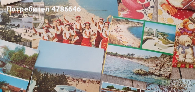 Лот ретро картички и календарчета 125 броя , снимка 12 - Други - 54125314