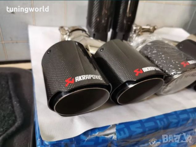 Akrapovic двоен спортен накрайник генерация накрайници акрапович гърне, снимка 3 - Части - 45297538