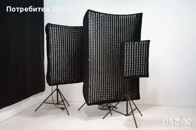 Софтбоксове Bowens с грид 140x200 cm, 100x140 cm, 55x75 cm