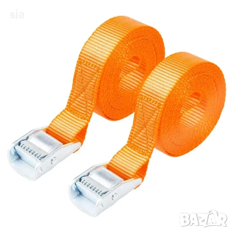 Колан за притягане, 360кг, 1.8М*25мм, 2бр в комплект, снимка 2 - Аксесоари и консумативи - 50556995