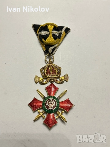 Орден за военна заслуга IV степен отлично състояние, оригинална лента! 