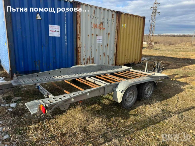 Платформа за автомобили под наем с хидравлично повдигане | София, снимка 6 - Ремаркета - 53841499