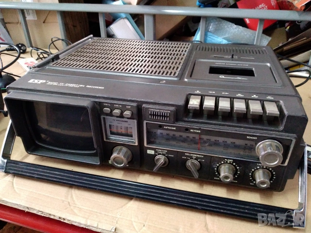 Ретро, радиокасетофон с телевизор ISP COMBI 80, снимка 3 - Радиокасетофони, транзистори - 54275375