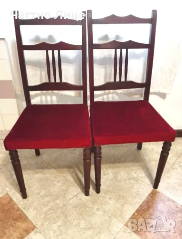 Два Разкошни Винтидж Стола от Много Твърдо Дърво Стол Столове, снимка 2 - Антикварни и старинни предмети - 46071885