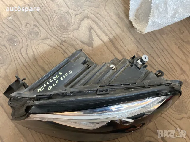 Ляв фар. Фарове за Mercedes W166. A166. GLE. Мерцедес ГЛЕ. Led. , снимка 4 - Части - 47235801