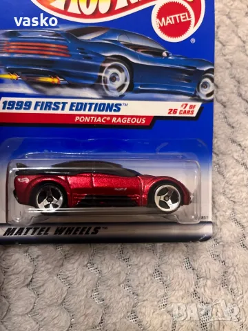 Hotwheels 1999 Pontiac , снимка 3 - Колекции - 49653774