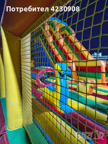 Детско надуваемо съоръжение -  батут пързалка, снимка 5 - Други спортове - 51351103