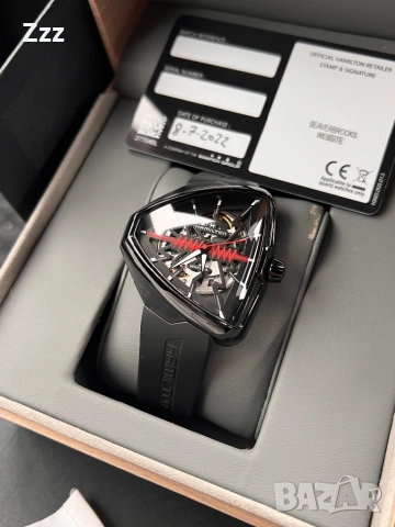 Hamilton Ventura Elvis 80 Skeleton H24535331, снимка 5 - Мъжки - 52337354