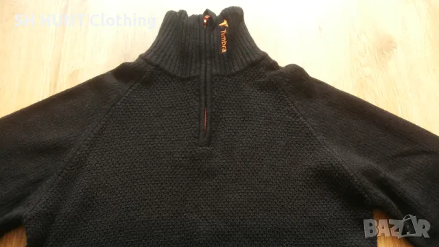 TIMBRA 100% Wool Sweater размер L пуловер 100% Вълна - 1204, снимка 4 - Пуловери - 46826740