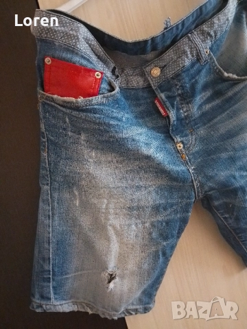 *Desquart 2*Мъжки къси дънкови панталони, снимка 5 - Панталони - 52637178