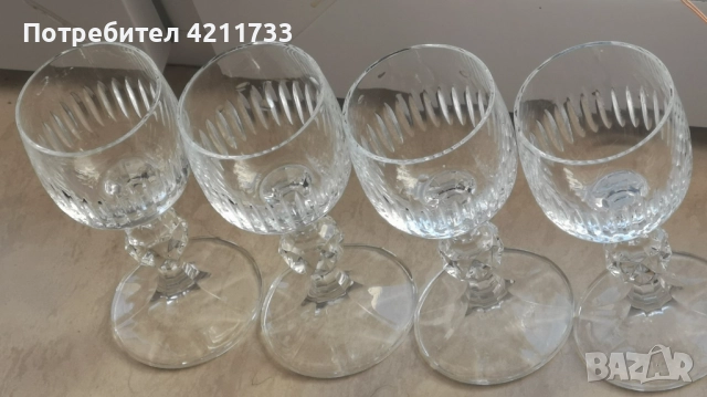 5 кристални чаши за алкохол НОВО, снимка 4 - Чаши - 52735773