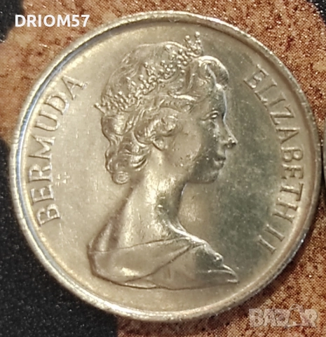 Монети Бермуда - 2 бр. [1970], снимка 3 - Нумизматика и бонистика - 52185954