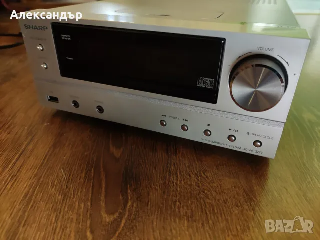 SHARP XL-HF301PH, USB MP3, CD, FM, AUX, Stereo Receiver, Subwoofer Out,  2 x 50W, 4 Ома, снимка 1 - Ресийвъри, усилватели, смесителни пултове - 47017111