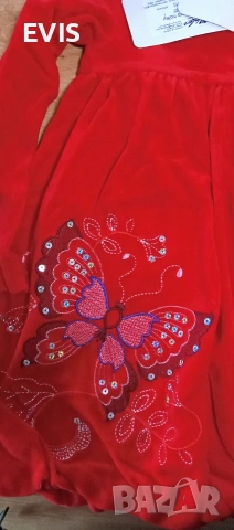 🌸 Детски плюшени рокли за момичета 🌸, снимка 4 - Детски рокли и поли - 53875262