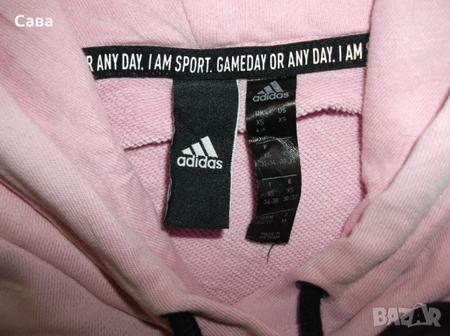 Суичър ADIDAS  дамски,ХС-С, снимка 4 - Спортни екипи - 54247659