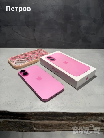 КАТО НОВ Iphone 16 Pink + гаранция и подарък, снимка 4 - Apple iPhone - 53038064
