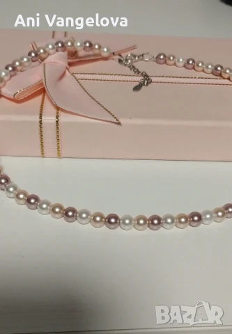 Колие с перли от седеф