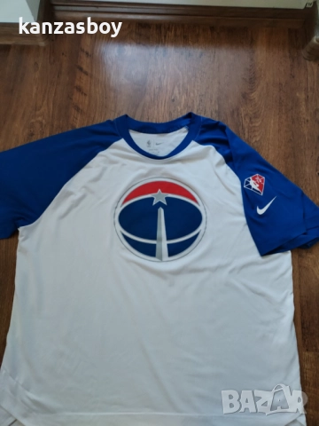 nike washington wizards - мъжка баскетболна тениска КАТО НОВА ХЛ, снимка 5 - Тениски - 51434167