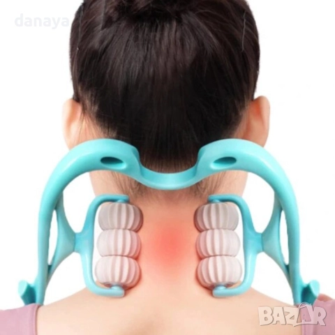 5984 Ролков масажор за врат гръб и крака, снимка 2 - Други - 52676884