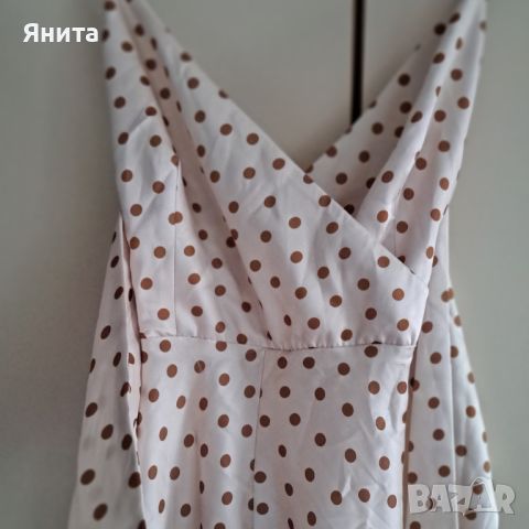 Нова лятна рокля на точки ZARA - 36/С размер, снимка 3 - Рокли - 46117652