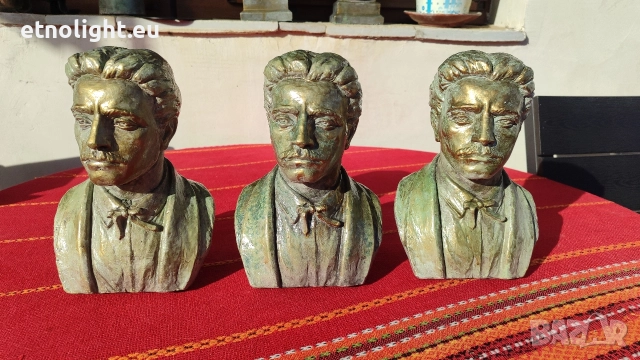 Бюстове на Христо Ботев и Васил Левски изработени от майстор от бетон , снимка 8 - Статуетки - 52747652