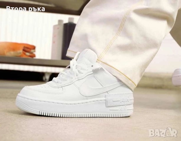 Оригинални унисекс маратонки Nike Air Force Shadow, снимка 7 - Маратонки - 52807421