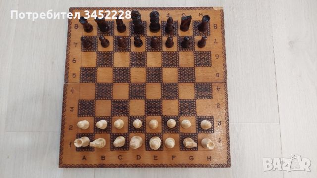 шах фигури дървени нови 34см , снимка 5 - Шах и табла - 45826568
