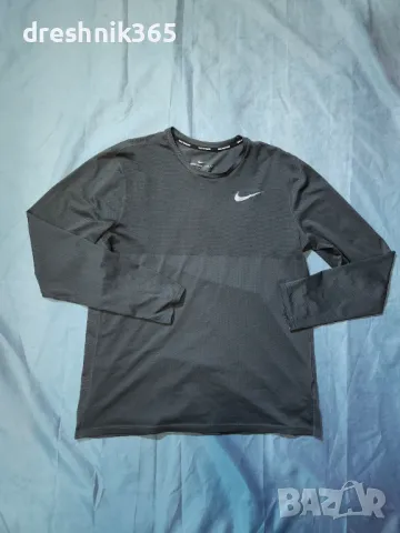 NIKE Running Zonal Cooling Спортна/Блуза Мъжка L, снимка 2 - Тениски - 46931376