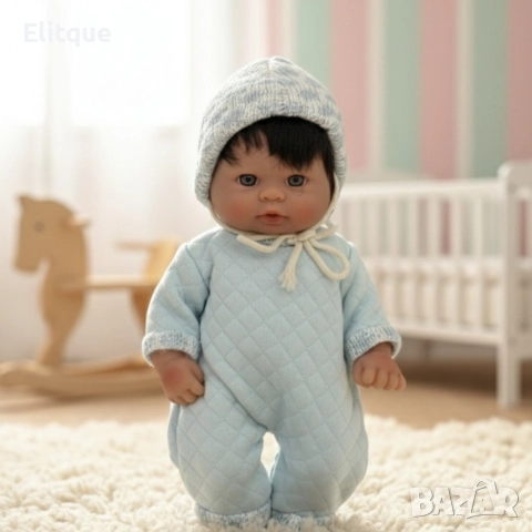 Бебе кукла 25 см с подвижни ръце и крака – идеален подарък за малките грижещи се сърца, снимка 4 - Кукли - 52844383