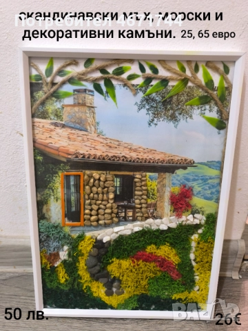 Картинни пейзажи със скандинавски мъх, снимка 14 - Декорация за дома - 52688147