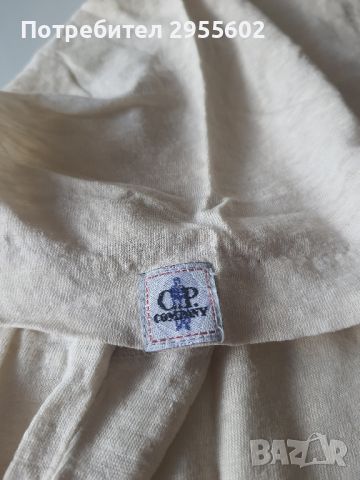 C.P.Company 100% ленена тениска, снимка 3 - Тениски - 45468000