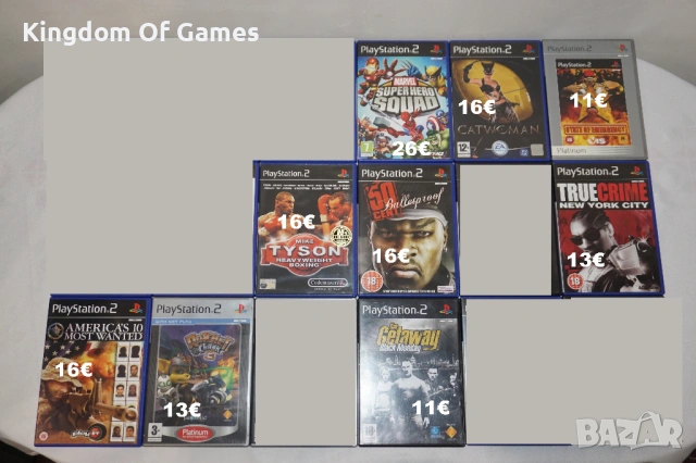 Игри за PS2 Marvel Super Hero Squad/Catwoman/Mike Tyson/America's 10 Most Wanted