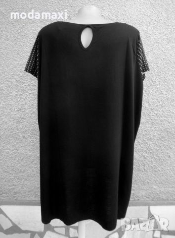 4XL Нова блуза Gina Benotti в черно и бяло, снимка 5 - Туники - 46419360