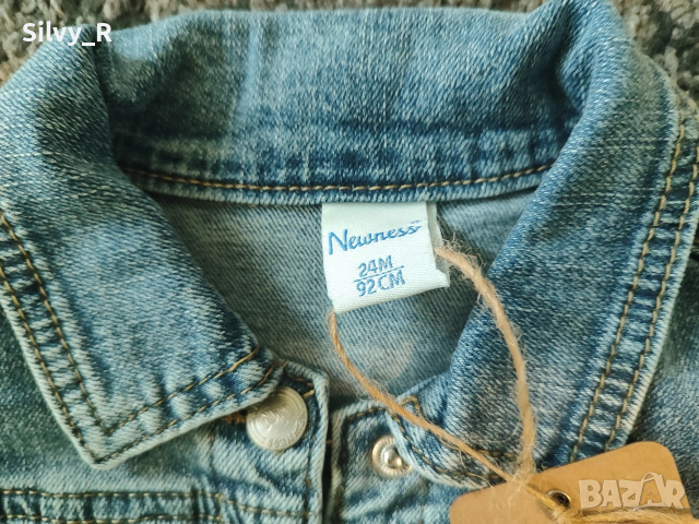 Ново дънково яке, снимка 4 - Бебешки якета и елеци - 53045703