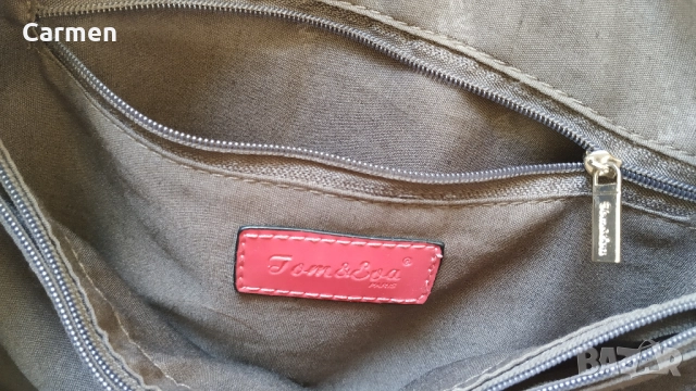 Дамска чанта Tom & Eva Paris, снимка 8 - Чанти - 52429307