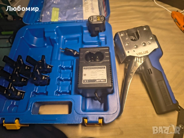 Електрически инструмент за развалцоване Value VET-19LI с куфар , снимка 5 - Други инструменти - 53856162