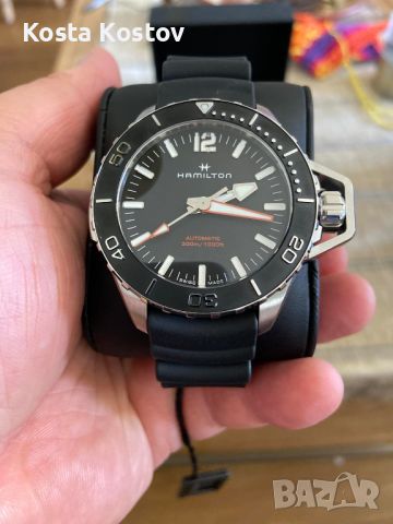 Чисто нов часовник Hamilton Frogman 46мм., снимка 1 - Мъжки - 46254295