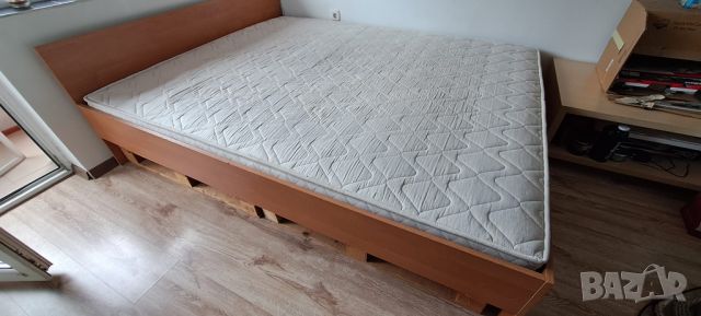 Двойно легло спалня с матрак и основи , снимка 4 - Спални и легла - 45530645