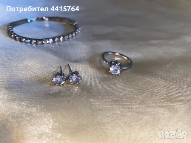 Комплект бижута + часовник, снимка 4 - Бижутерийни комплекти - 50617630