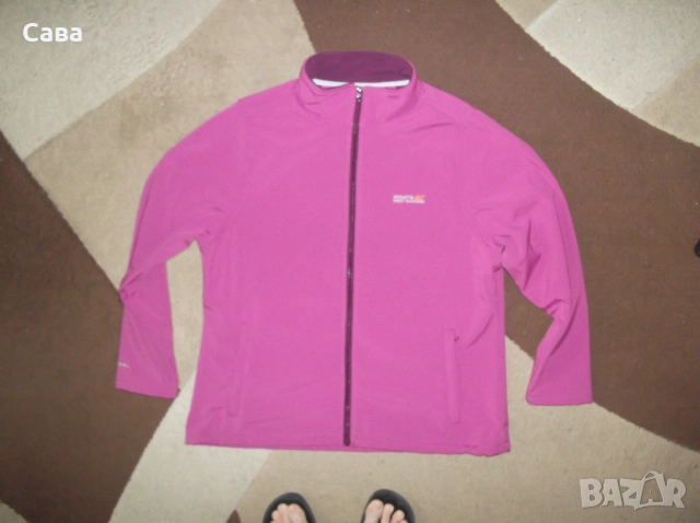 Софтшели REGATTA   дамски,М-Л и ХЛ и 2-3ХЛ /зелен,червен,лилав/, снимка 12 - Спортни екипи - 24445313