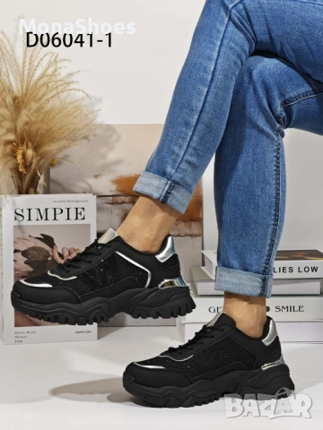 Дамски маратонки код 06041, снимка 4 - Маратонки - 53647165