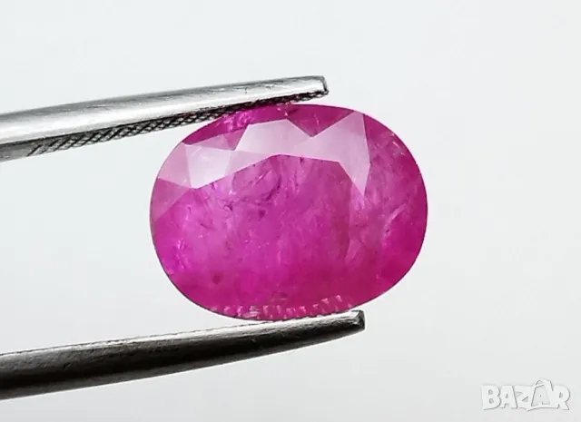 Естествен рубин от Мианмар с класическа красота 2.60кт.! Сертифициран! Нов!, снимка 2 - Други - 50426532