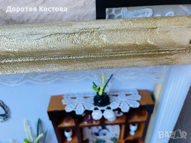 Красива 3д украса за стена с миниатюри от Англия , снимка 8 - Антикварни и старинни предмети - 53806871