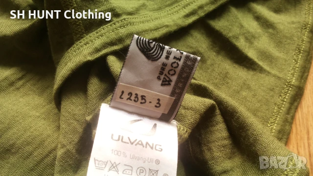 ULVANG T-Shirt 100% Merino Wool размер S / M тениска 100 % Мерино Вълна - 1259, снимка 11 - Тениски - 51093281