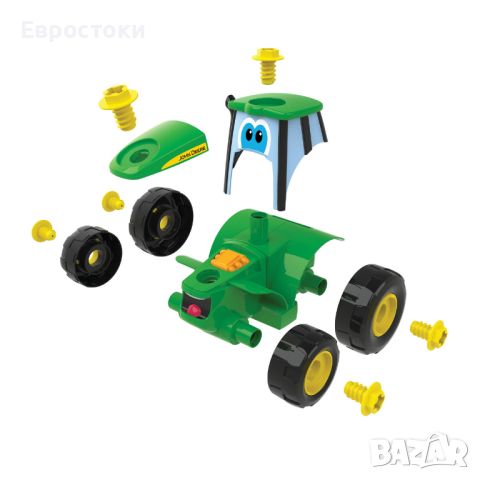 Трактор John Deere Build-A-Buddy™ Johnny Комплектът за сглобяване от 16 части, снимка 5 - Коли, камиони, мотори, писти - 45343815