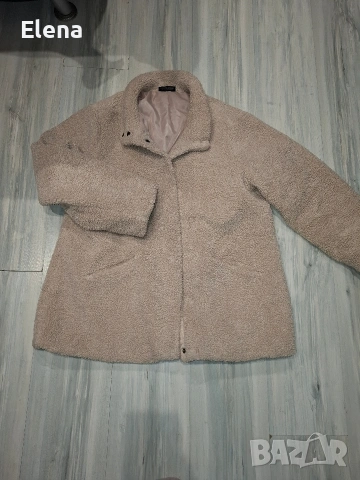 Дамско бежаво палто Gina
