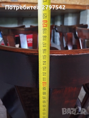 Дървени бар столове C24, снимка 4 - Столове - 51469501