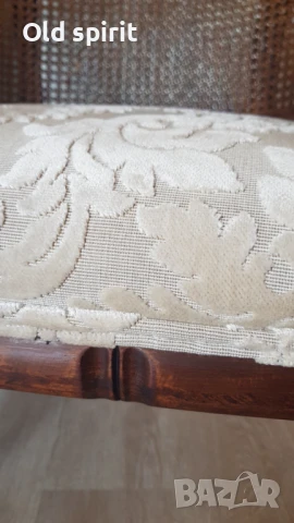 Кресло с ратан и рамка от масив наподобяващ бамбук (fake bamboo), снимка 6 - Антикварни и старинни предмети - 51075996