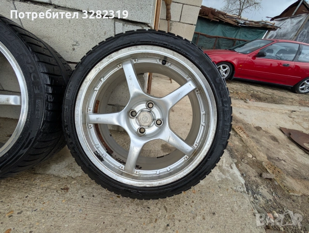 BSA 17 4x100 7J ET40 205/45/17, снимка 3 - Гуми и джанти - 54222048